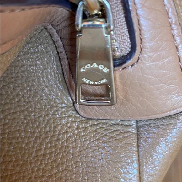 Coach K1980-F80268 Hallie Shoulder Bag Brown Leather - Picture 9 of 14